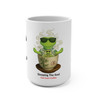Steeping the Soul Japanese Tea Mug | 心を蒸らす 15oz Ceramic | Zen Coffee Lover Gift