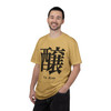 To Brew kanji tee in black with white 醸 Japanese calligraphy front print - Coo Coos Coffee Kanji Collection