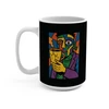 Built to Brew Mug | Funny Picasso Cubism Coffee Parody Mug | Art Pun 15oz Ceramic Mug | Coo Coo's Coffee