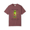Back in My Day, Coffee Was Coffee coffee t-shirt — grumpy gecko Bert, “coffee was coffee” printed on the front, brick