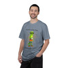 Person wearing the Back in My Day, Coffee Was Coffee coffee t-shirt from Coo Coo’s Coffee, blue jean