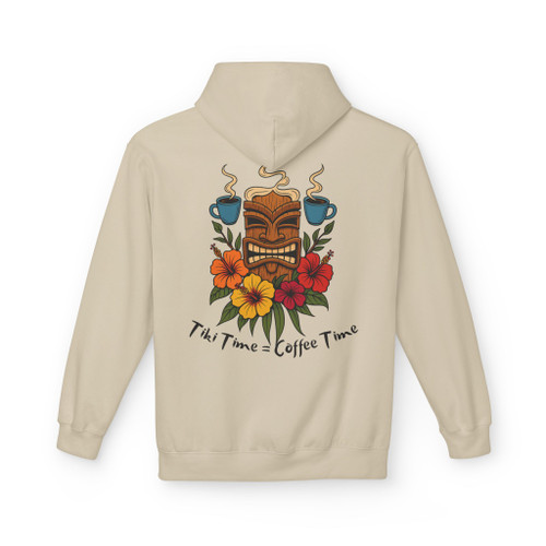 Frida-inspired sweatshirt design with woman holding coffee and “Viva Ama Café” text – Coo Coo’s Coffee, Sand