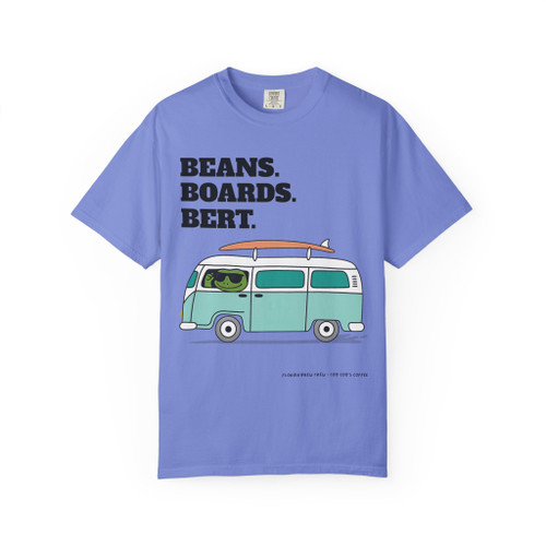 Beans. Boards. Bert. – Surf Van Graphic Tee