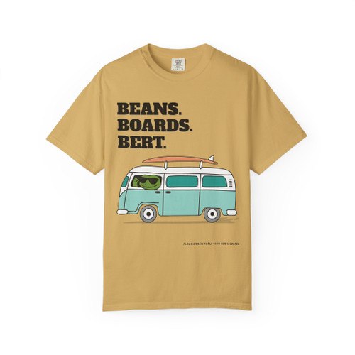 Beans. Boards. Bert. – Surf Van Graphic Tee