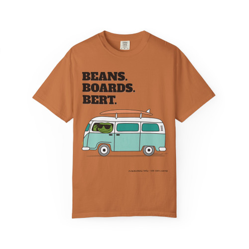 Beans. Boards. Bert. – Surf Van Graphic Tee