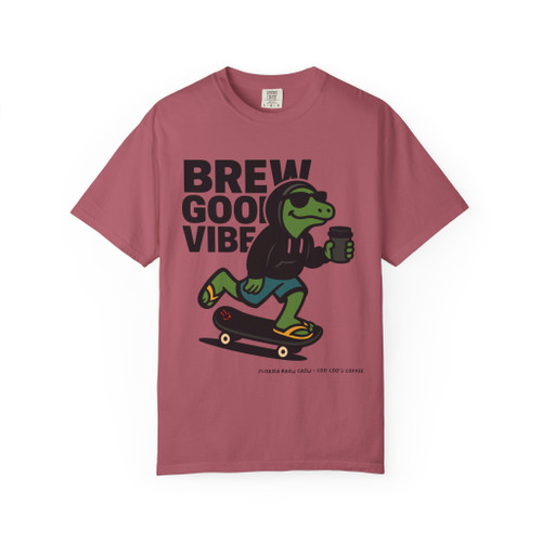 Brew Good Vibes – Gecko Skate Coffee Tee