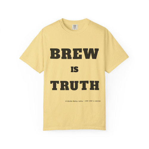 Brew Is Truth – Bold Barista Coffee Tee
