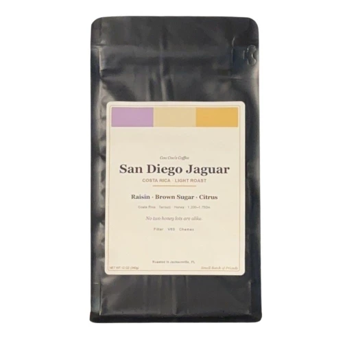 Costa Rica Tarrazú Honey Light Roast – Brown Sugar & Stone Fruit 12oz bag