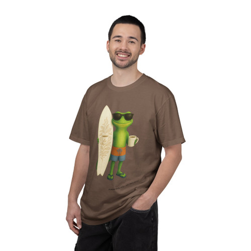 Bert's Surf & Sip – Beach Coffee Graphic Tee