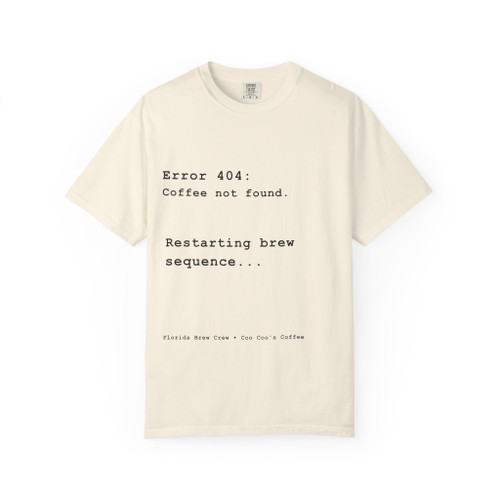 Error 404 Coffee Not Found