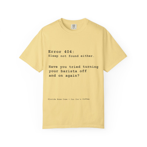 Error 404: Sleep Not Found Tee