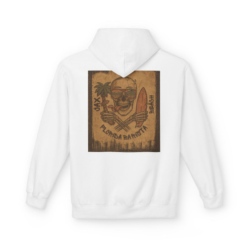 Jax Beach Florida Barista Fleece Hoodie