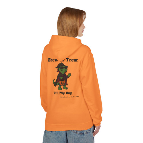 Brew Or Treat Fill My Cup Fleece Hoodie