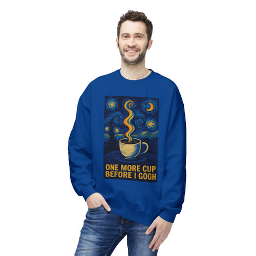 One More Before I Gogh Fleece Crewneck Sweatshirt