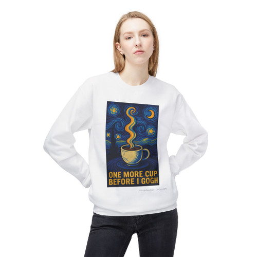 One More Before I Gogh Fleece Crewneck Sweatshirt