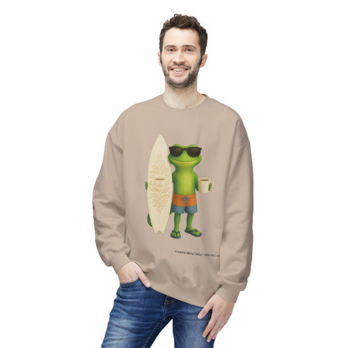 Bert Surfboard Fleece Crewneck Sweatshirt
