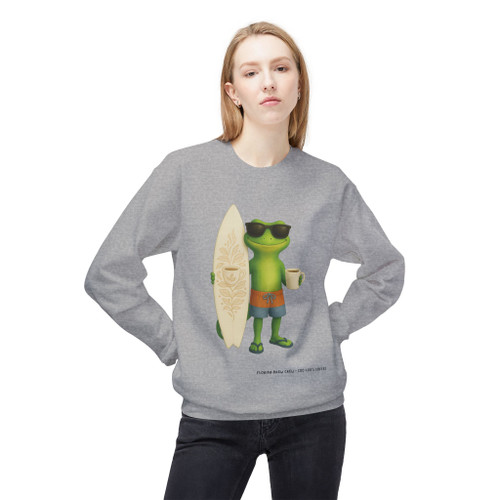 Bert Surfboard Fleece Crewneck Sweatshirt