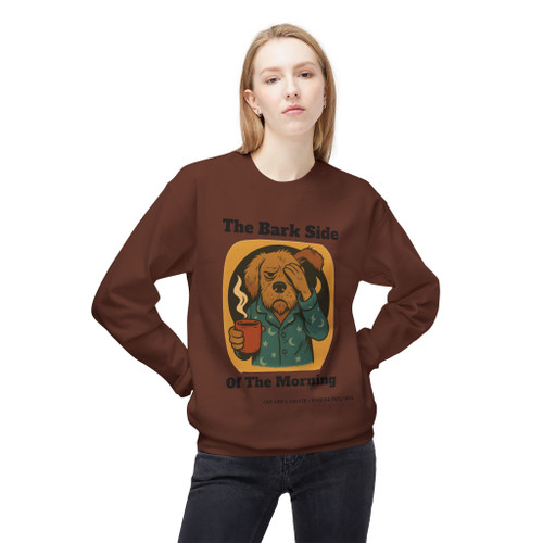 The Bark Side Of The Morning Fleece Crewneck Sweatshirt