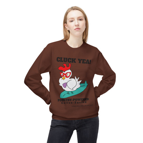Cluck Yea Miss Sally Fleece Crewneck Sweatshirt