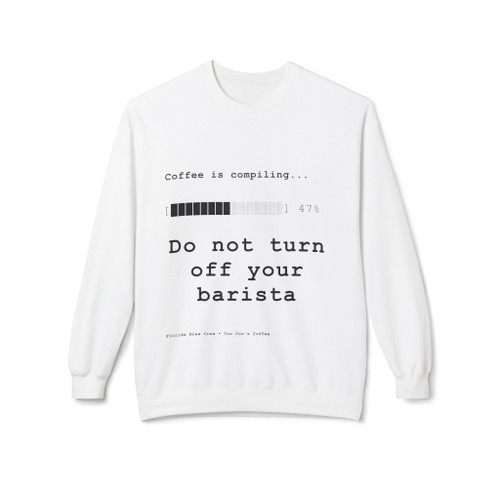 Coffee Is Compiling Crewneck Sweatshirt