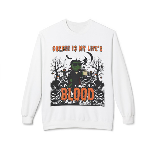 Coffee Is My Lifes Blood Crewneck Sweatshirt