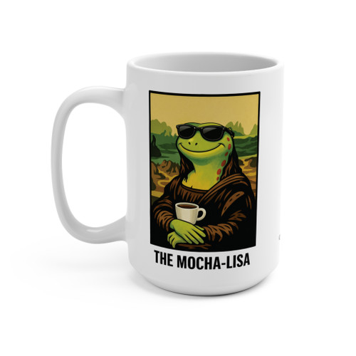 The Mocha Lisa Mug 15oz