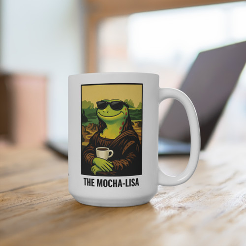 The Mocha Lisa Mug 15oz