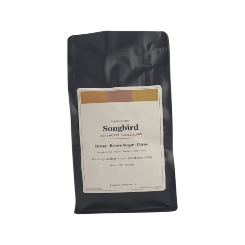 song bird light blend coffee 12oz bag
