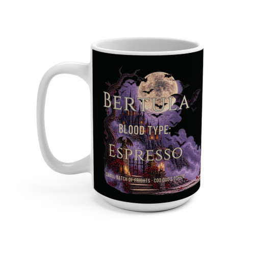 Bertula Blood Type Espresso Mug 15oz