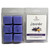 Lavender with Vanilla soy wax melt clamshell with six purple cubes by Candles by Christie