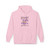 Wakey Juice Gecko Hoodie – Light Pink – Flat Lay Front View