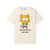 Ivory Stressed Kitty t-shirt with quirky “My Last Nerve Just Quit” print, casual coffee lover apparel.
