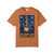 One More Cup Before I Gogh tee featuring Van Gogh-inspired art with coffee cup and swirling sky – Coo Coo’s Coffee artist shirt. Yam front print