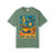 Drip Like Dalí surrealist coffee tee with melting clocks and bold art – Comfort Colors shirt by Coo Coo’s Coffee. Light green front print