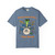 Gecko drumming coffee tee – They Drum! featuring Bert the Gecko by Coo Coo’s Coffee Blue Jean front print