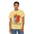 It Deserves Action t-shirt – Childhood cancer awareness tee with Lego squirrel tribute design by Coo Coo’s Coffee, butter female model
