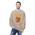 It Deserves Action sweatshirt – Childhood cancer tribute with Lego squirrel and bravery beads honoring Jaxen by Coo Coo’s Coffee, Sands Male Model
