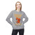 It Deserves Action sweatshirt – Childhood cancer tribute with Lego squirrel and bravery beads honoring Jaxen by Coo Coo’s Coffee, Sport Grey Female Model