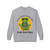 Brew Good Vibes Sweatshirt – Zen Gecko Bert meditating with coffee by Coo Coo’s Coffee Sport Grey
