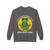 Brew Good Vibes Sweatshirt – Zen Gecko Bert meditating with coffee by Coo Coo’s Coffee Grey