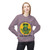 Brew Good Vibes Sweatshirt – Zen Gecko Bert meditating with coffee by Coo Coo’s Coffee Paragon Female Model