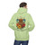 Frida-inspired sweatshirt design with woman holding coffee and “Viva Ama Café” text – Coo Coo’s Coffee, Pistachio Male Model
