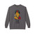 Frida-inspired sweatshirt design with woman holding coffee and “Viva Ama Café” text – Coo Coo’s Coffee, Charcoal