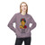 Frida-inspired sweatshirt design with woman holding coffee and “Viva Ama Café” text – Coo Coo’s Coffee, Paragon Female Model