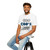 White unisex t-shirt with bold Coo Coo’s Coffee logo on front