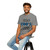Grey unisex t-shirt with bold Coo Coo’s Coffee logo on front