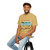 yellow unisex t-shirt with cartoon camper van and Bert character inside, text reads “Brew is Truth”