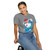 yellow tee shirt with surfing chicken graphic and text "Poultry-Powered Coffee-Fueled" – Miss Sally by Coo Coo’s Coffee