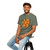 brown-orange tee shirt with caffeine molecule design labeled “Molecule of Madness – Fueled by Coo Coo’s Coffee”