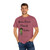 cream tee with frazzled green gecko (Bert) holding coffee cup and text “Brew First Think Later” – funny coffee shirt by Coo Coo’s Coffe